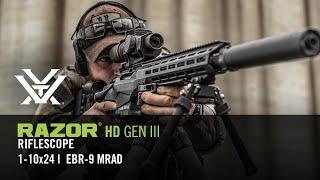 Vortex Razor® HD Gen III 1-10x24 FFP MRAD Reticle Explained