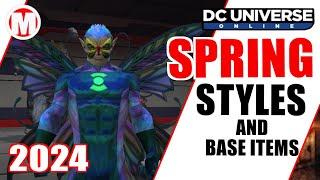 DCUO Spring Seasonal 2024 Styles and Base Items