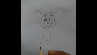 How to draw Jerry  cartoon drawing easy