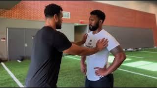 Arik Armstead and DeForest Buckner currently training together in Nevada. #49ers