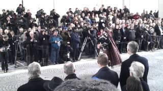 Lone Piper at Menin GateYpres Armistice 2013