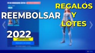 ¿COMO REEMBOLSAR REGALOS Y LOTES EN LA TIENDA DE FORTNITE 2024 TEMPORADA 2 CAPITULO 5