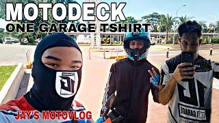 MOTOVLOG#01 _  @Motodeck  ONE GARAGE T-SHIRT _ Plus giveaway SOON