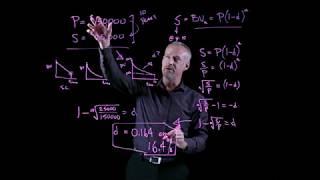 Finding the Rate in a Declining-Balance Depreciation Problem - Engineering Economics Lightboard