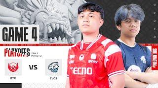 BIGETRON ALPHA vs EVOS GLORY  Playoffs Day 2  Game 4  #MPLIDS13