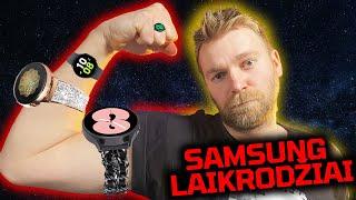 SAMSUNG LAIKRODŽIŲ APYRANKĖS  SPORT  HYBRID  MILANESE  TITANIUM  UNBOX RING