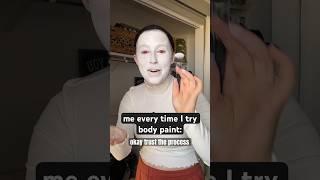 every time I try body paint  #makeup #hazbinhotel #charliemorningstar