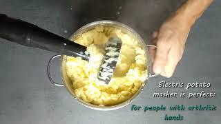 How to use best electric potato masher Fluffiest Mashed Potatoes in seconds