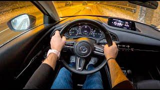 2023 Mazda CX-30 2.0 Skyactiv-X 186HP 0-100 POV Test Drive #1504 Joe Black