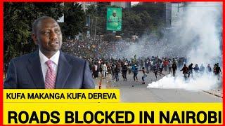 Waende woteTotal shutdown Nairobi today as angry disappointed hustlers rejects Gachagua impeachment