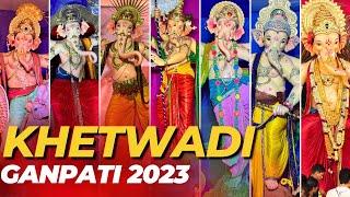 2023 Khetwadi Ganpati Bappa Darshan  Ganesh Chaturthi 2023  Khetwadi Ganpati