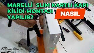 Marelli SLIM elektronik kartlı & şifreli kapı kilidinin MONTAJI nasıl yapılır YÖNÜ nasıl değişir?