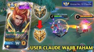 BEGINI CARA ROTASI DAN FARMING CLAUDE SEPERTI PENJOKI  BEST CLAUDE GAMEPLAY 2024 - MLBB