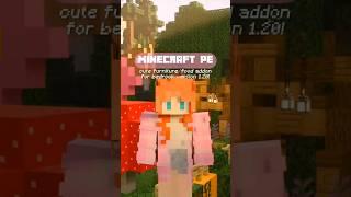 cute hats & food addon #minecraft #cuteaddons #minecraftbedrock #fyp #shorts #short #addon