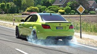 Modified BMW M Cars Accelerating M5 V10 Eisenmann M4 CSL 919HP Single Turbo M4 E30 M50 Turbo XM