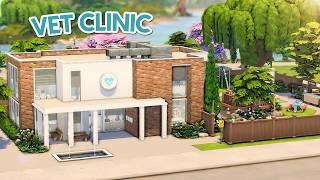 Modern Willow Creek Vet Clinic  The Sims 4 Save File Speed Build   No CC