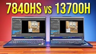 Best Laptop CPU? AMD Ryzen 7 7840HS vs Intel i7-13700H