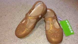 обзор модельки Crocs Isabella Clogs интересная моделька для лета и теплой осени