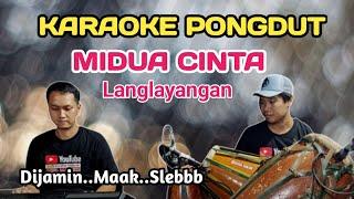 MIDUA CINTA - KARAOKE PONGDUT