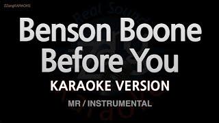 Benson Boone-Before You MRInstrumental Karaoke Version