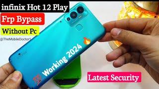 infinix Hot 12 Play Frp Bypass Without Pc   Latest Security 2024  Infinix X6816 Frp Bypass