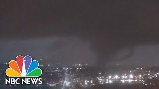 Watch Local News Catches Tornado Touch Down In New Orleans