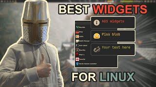 Revolutionize Your Desktop With AGS  Easiest Wayland Widgets