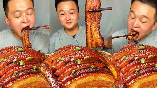 Asmr Chinese Food Mukbang Spicy Pork Belly 목소리도 좋고 진짜같아