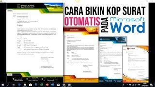 Cara Buat Kop Surat Otomatis pada Microsoft Word