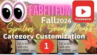 FabFitFun Fall 2024 Customization 1 Spoiler SneakPeek Reveal & Customization Dates & DiscountCode