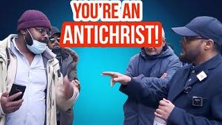 Youre against Jesus an Antichrist Hashim Vs Christian  Speakers Corner  Hyde Park