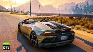 GTA 5 Ultra Realistic Graphics 4K RTX™ 3090 Maxed Settings Ray-Tracing Gameplay PC MODS