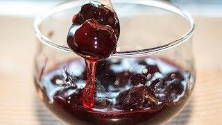 Perfect Cherry Jam  Thick Cherry Jam  IrinaCooking