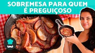 TORTA DE MAÇÃ perfeita para quem é preguiçoso 