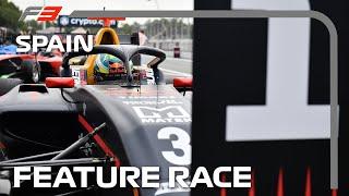 F3 Feature Race Highlights  2024 Spanish Grand Prix