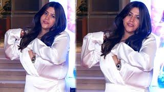 Ekta Kapoor 00PS Moments At Lakadbaggha Success Party