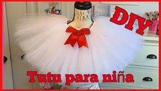 DIY cómo hacer un tutu para niña