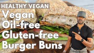 Soft Vegan Burger Buns- Oil-free Wheat-free Gluten-free