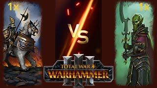 Har Ganeth Executioners vs Empire Cavalry Roster in Total War Warhammer 3