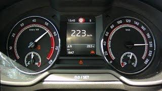Skoda Octavia RS 245 2017 - acceleration 0-220 kmh