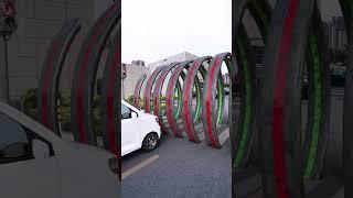 Zebra crossing protection ring 3D Special effects  future technology @xiaojiesfx  #shorts