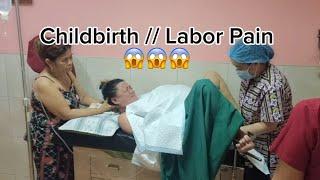 I can’t imagine this Labor Pain  Birthvlog  Pregnancy  Labor and Delivery  Normal Delivery