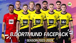 BORUSSIA DORTMUND FACEPACK SEASON UPDATE 2023 - 2024  SIDER & CPK VERSION