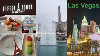 Las Vegas Trip  Շրջագայություն Լաս Վեգասով  Էյֆելյան աշտարակի ռեստորանը  Գեղեցիկ շատրվանները