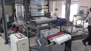 LDPELLDPE Monolayer Blown Film Extrusion Machine