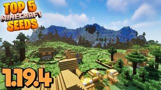 Top 5 EPIC VILLAGE SEEDS for Minecraft 1.19.4 Best Minecraft Wild Update Seeds Java & Bedrock