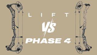 MATHEWS LIFT VS PHASE 4  WORTH THE UPGRADE?  SAME BOW?  HAXEN HUNT 