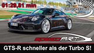 Schneller als der 911 Turbo S auf dem Lausitzring - speedART GTS R 580* vs. Porsche 992 Turbo S