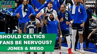 Are Celtics fans starting to worry after Game 4 blowout loss?  Jones & Mego