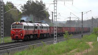2М62К-0922 с грузовым поездом  2M62K-0922 with freight train